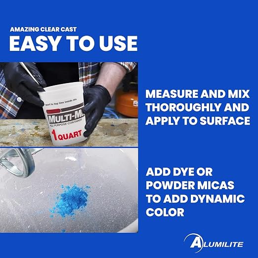 Alumilite Amazing Clear Cast Epoxy Resin Kit 1 Gallon - Image 6