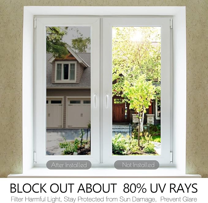 STATINT House Window Tint Film Privacy Film Heat Reducing Anti UV Privacy Cling - Image 6