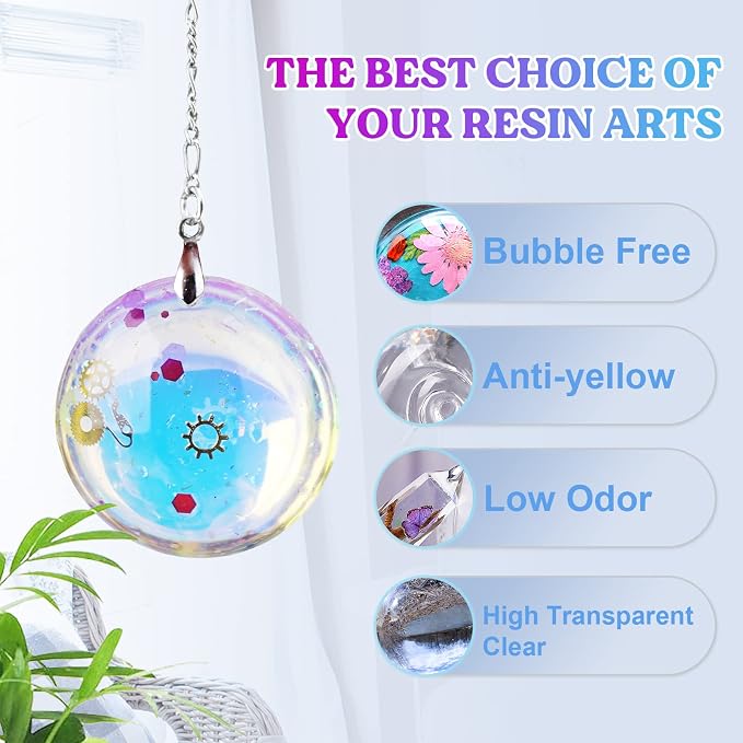 LET'S RESIN UV Resin, 1500g Odorless, Low Shrinkage, - Image 6