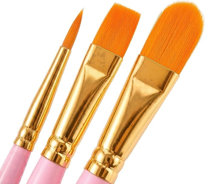 Soucolor Paint Brush Set –40Pcs Acrylic Watercolor Brush Multi-Size - Image 6