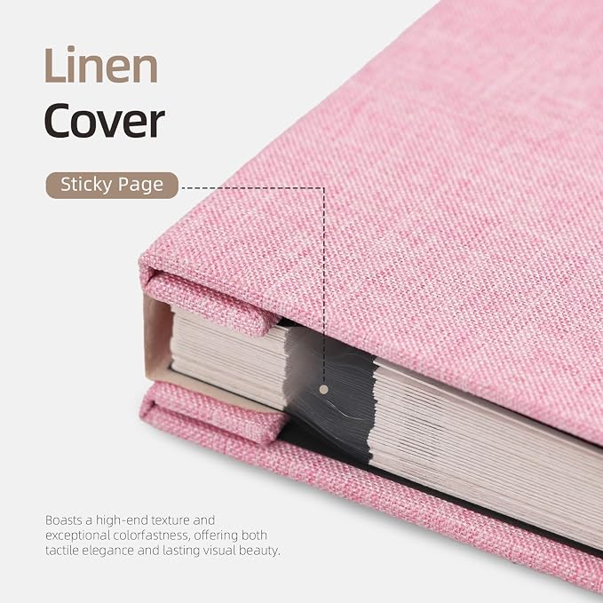 Vienrose Photo Album Self Adhesive 4x6 5x7 3x5 8x10 10x12 Scrapbook Album DIY - Image 5