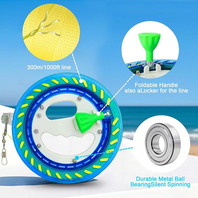HONBO Kite String Spool for Adults and Kids, Kite String Reel - Image 4