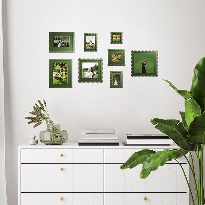 4x6 Wavy Picture Frame With Mat - Image 5