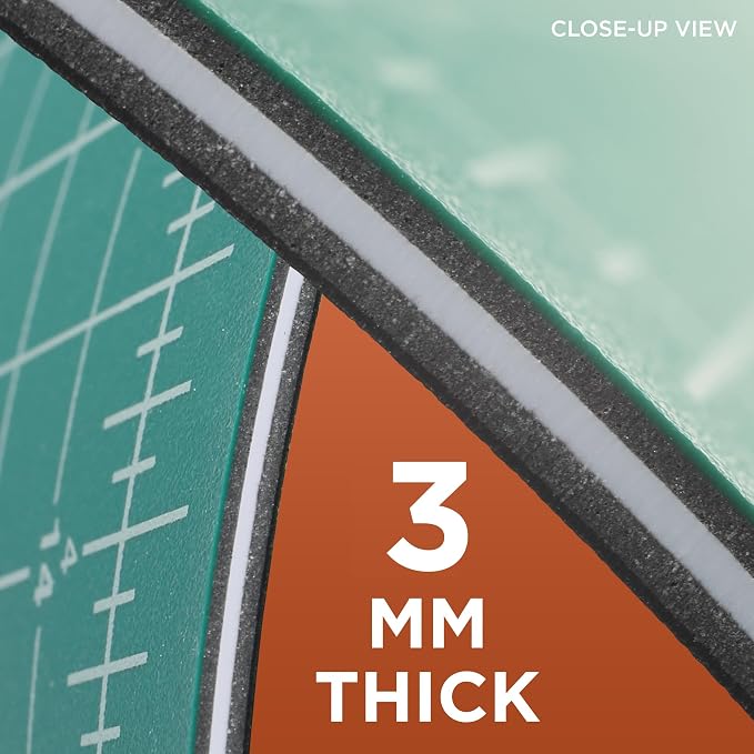ALVIN GBM Self-Healing Cutting Mat 3.5 x 5 inch | Double-Sided Green/Black | - Image 9