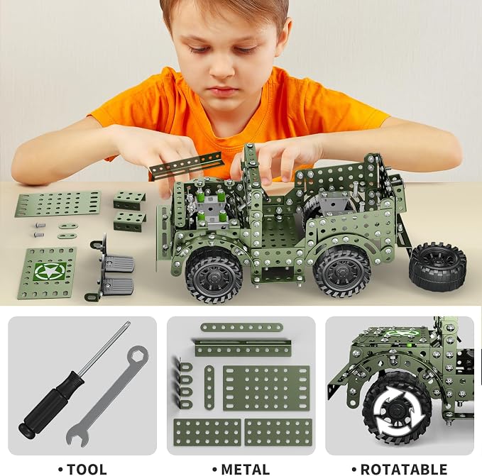 Lucky Doug STEM Building Projects Model Truck Set - Image 4