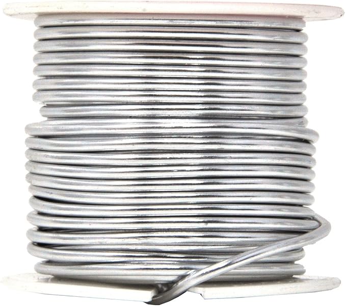 Mandala Crafts 12 Gauge Silver Tone Combo Anodized Aluminum Craft Wire | 276 FT - Image 2
