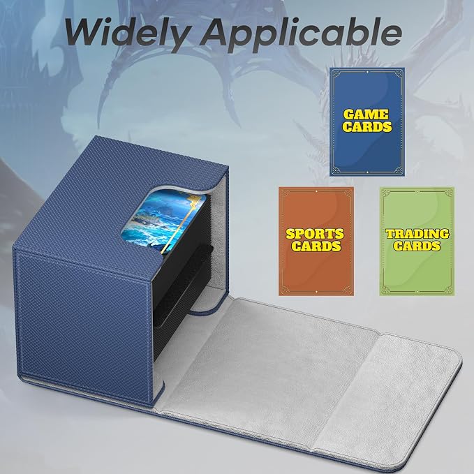 Mlikero Card Deck Box, Commander Deck Box Holds 100+ Double-Sleeved Cards - Image 3
