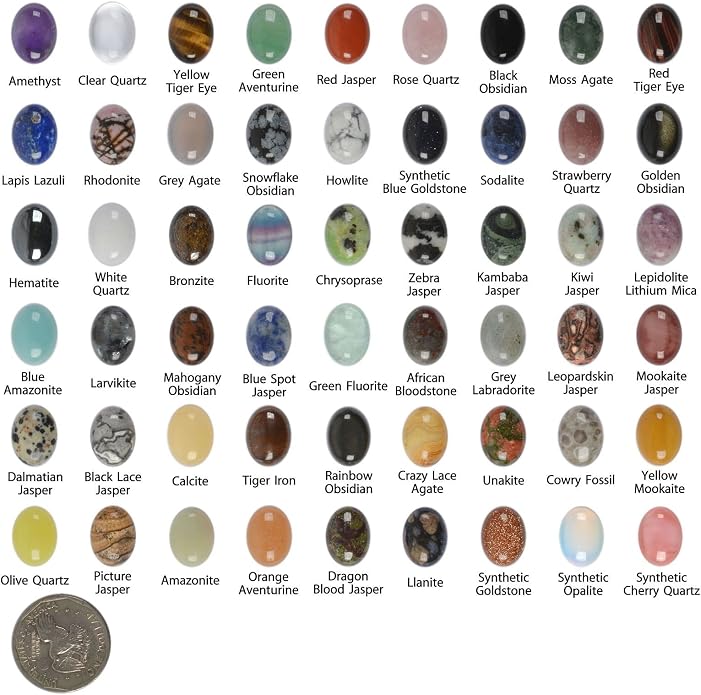 Wholesale Lot Multi-color Gemstone Round Oval Cab Cabochon - Image 2