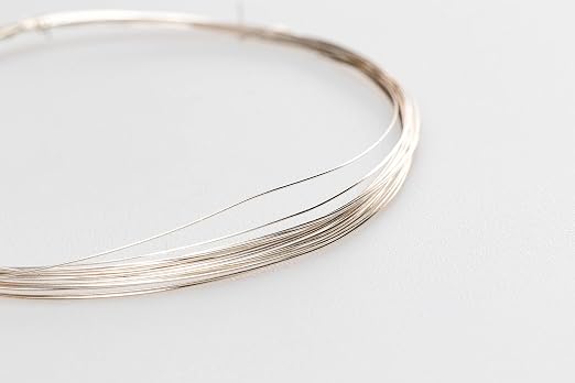 CRAFT WIRE 28 Gauge, 925 Sterling Silver Wire Half Hard Made in USA - 10FT | - Image 2