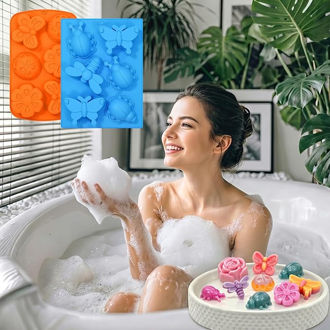 SJ Silicone Soap Molds, 2 Pack Insect Shape Molds - Image 8