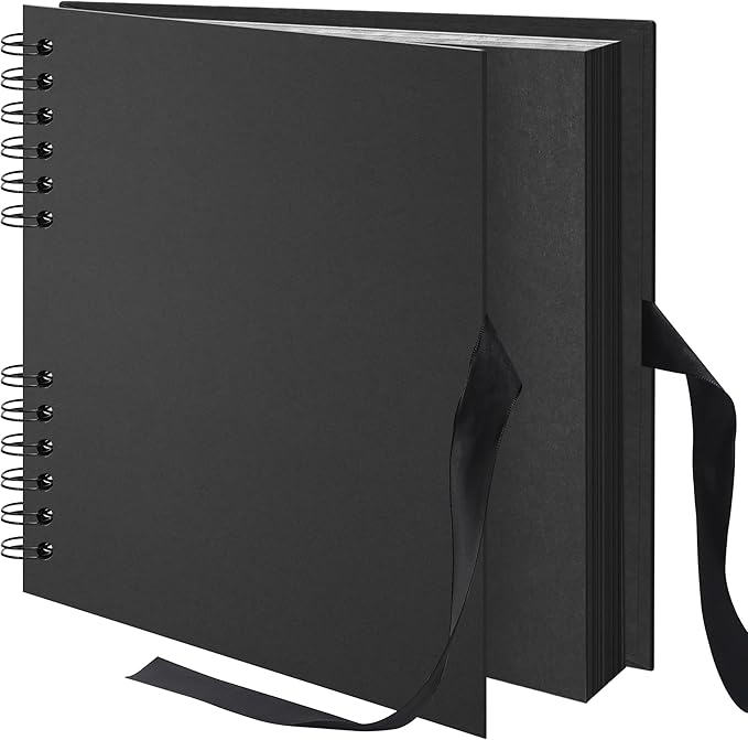 10×10 inch Scrapbook Photo Album DIY Picture Book 40 Pages, Thick Kraft Paper by Remowith