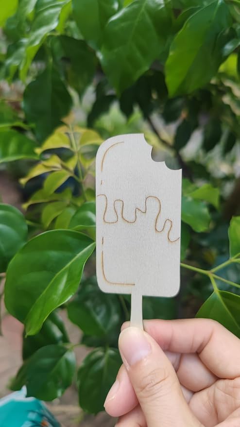 54PCS Unfinished Blank Wooden Cutouts Craft - Image 5