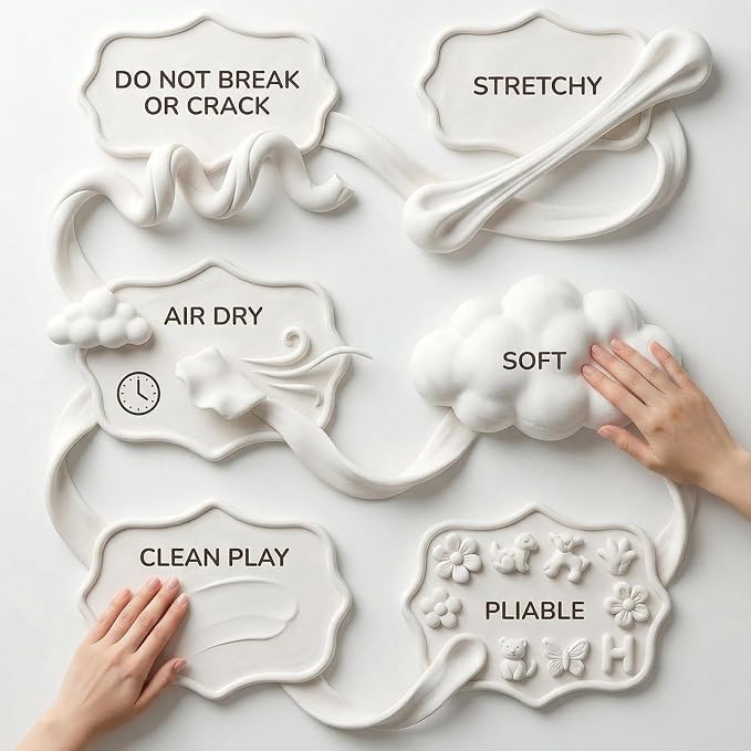 BOHS White Modeling Foam Clay Lite - Image 3