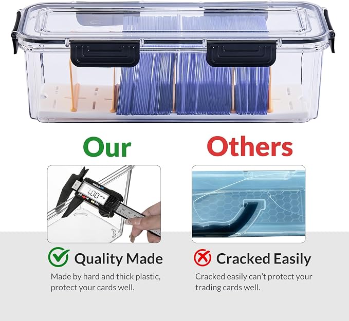 DEEIF Toploader Storage Box, Trading Card Storage Box - Image 6