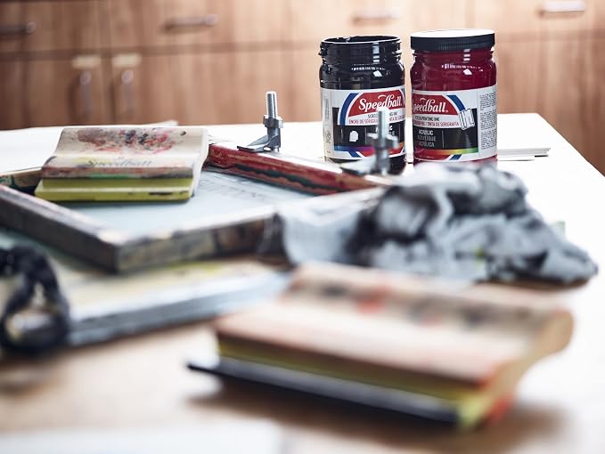 Speedball 046011 Fabric Screen Printing Ink, 128 fl. oz. - Image 9