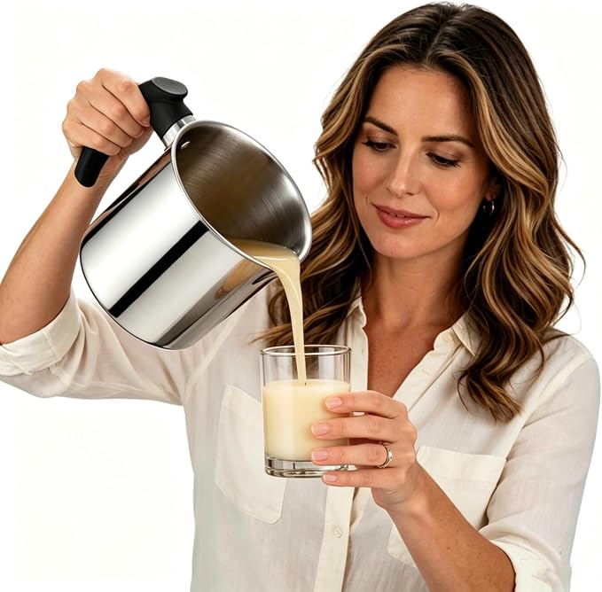 60oz 1.8L Candle Making Pouring Pot Wax Melting Pot and Spoon 304 Stainless - Image 6