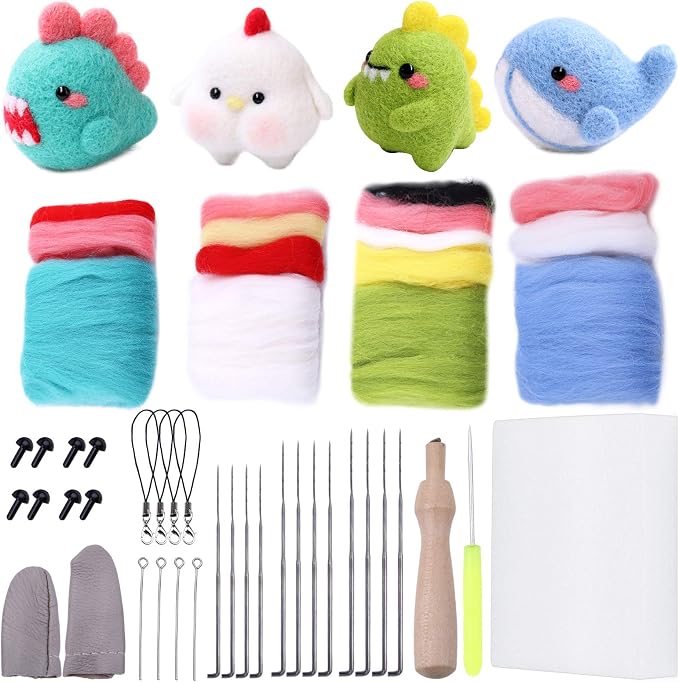 LOKUNN Needle Felting Kit, Felting Kits by lokunn