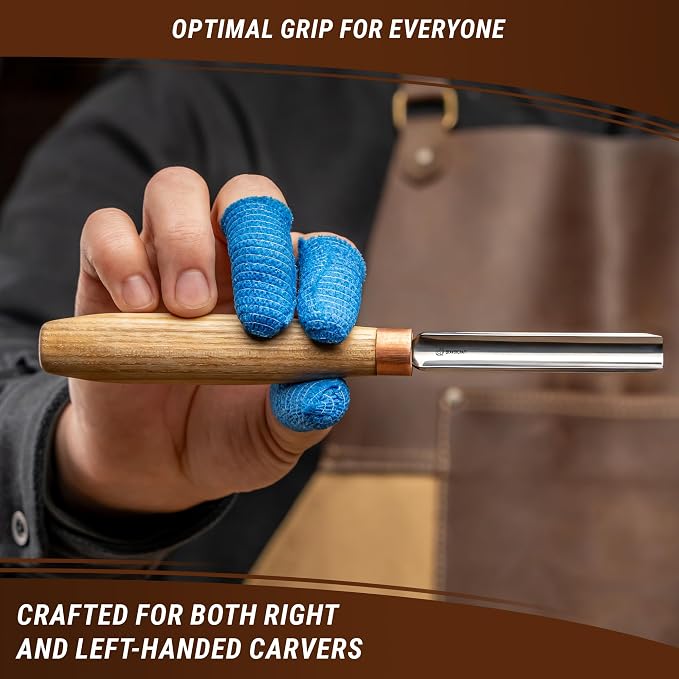 BeaverCraft Wood Carving Gouge K9/10 Woodworking Hand Chisel Compact Wood - Image 5