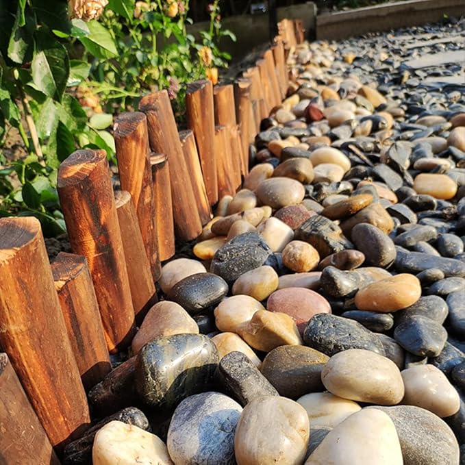 YISZM 10lbs White River Rocks, 1-2 Inch Natural Pebbles - Image 7