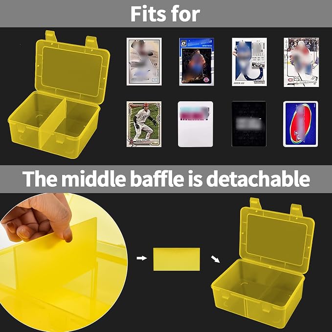 ALCYON 1600+ Trading Card Storage Box, Waterproof Plastic TCG Card Organizer - Image 3