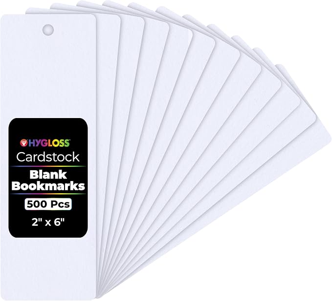 Hygloss Blank Bookmarks to Decorate by HyglossProductsInc