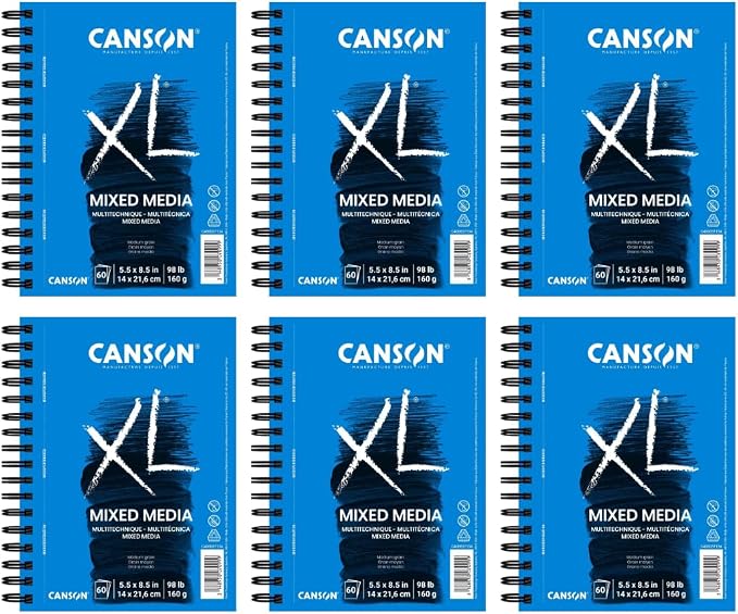 Canson XL Series Mixed Media Pad 5-1/2" x 8-1/2" by Canson