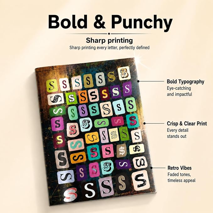 1600+ Pcs Letter Stickers for Scrapbooking, Alphabet Sticker Book for DIY | - Image 8
