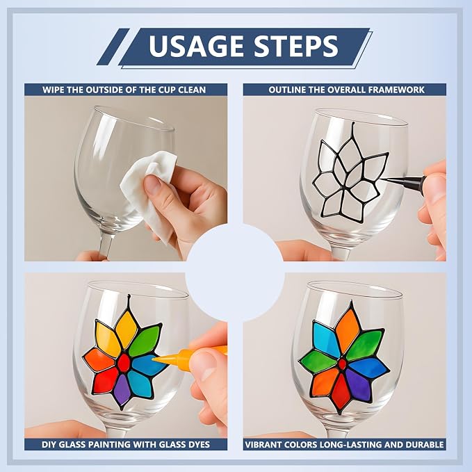 GOODTAKE Hot Pink Glass Paint - Image 8