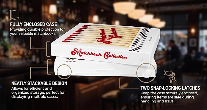 UniKeep Matchbook Cover Collection Storage Album & Display Case | Includes 15 - Image 3