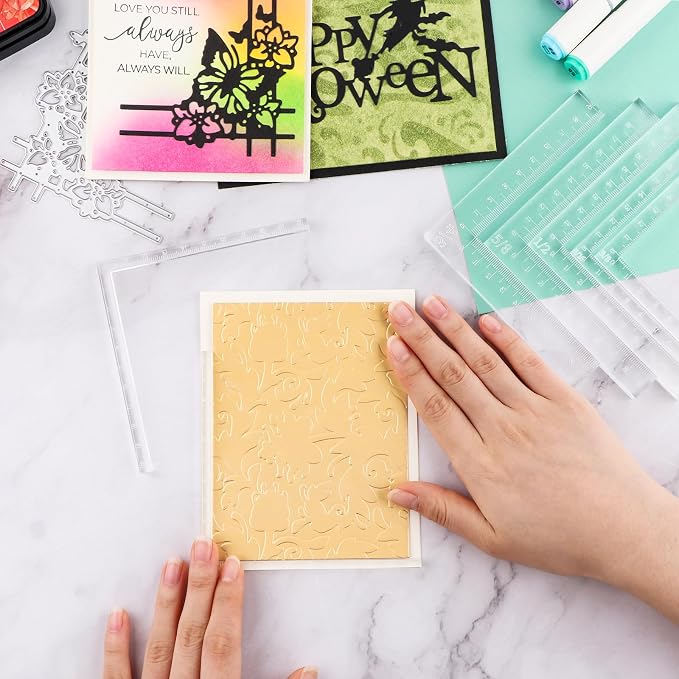 BAOFALI 7 Pcs/Set Creative Positioning Pieces Card Corners Helpers Stamping - Image 5
