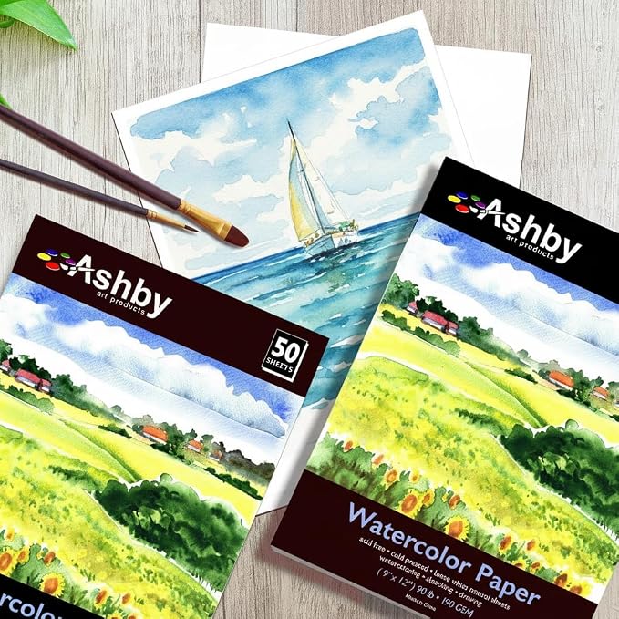 100 Sheets of Practice Watercolor Paper - Image 5