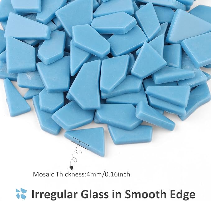 Youway Style Blue Glass Mosaic Tiles - Image 7