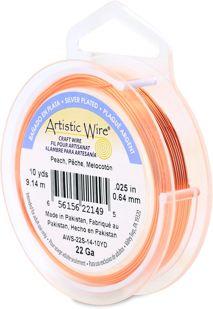 Artistic Wire, 24 Gauge Silver Plated Tarnish Resistant Colored Copper Craft by ArtisticWire