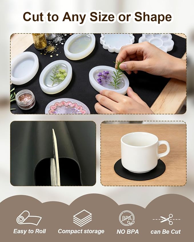 Silicone Mats for Crafts, Silicone Mats for Kitchen Counter, Craft Mat - Image 3
