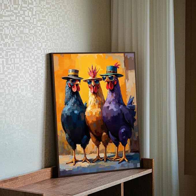MBNTJHT Chicken Paint by Numbers Kit - Image 4