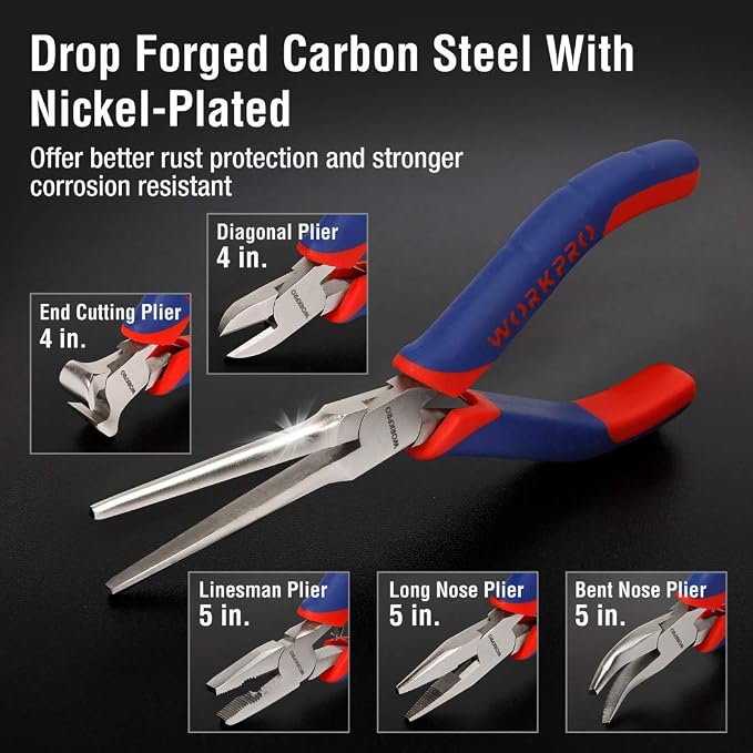 WORKPRO 6-piece Mini Pliers Set - Image 2