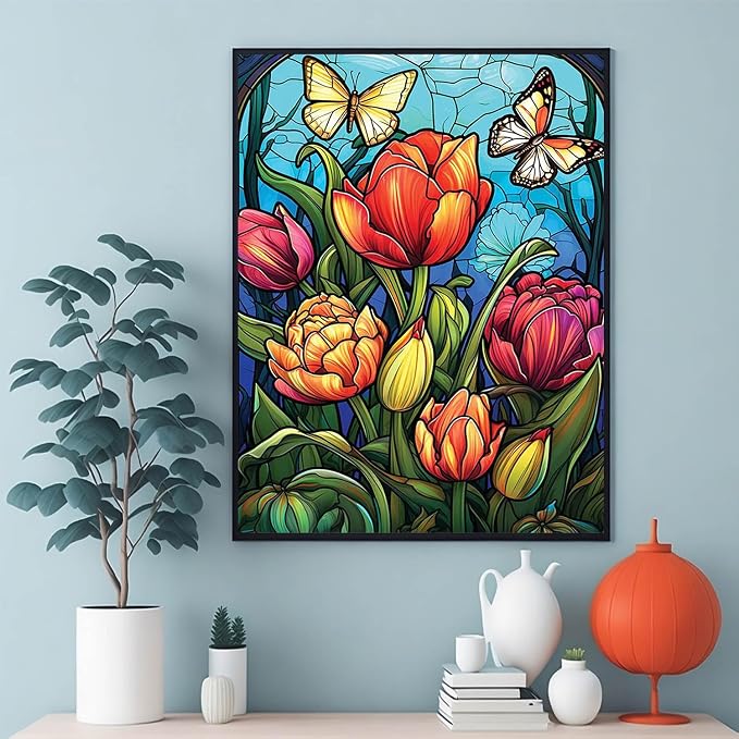 Legrace Flower Diamond Art Painting Kits - Image 4