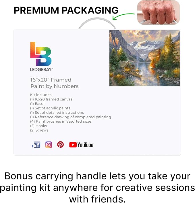 Ledgebay DIY Paint by Numbers Kit - Image 8
