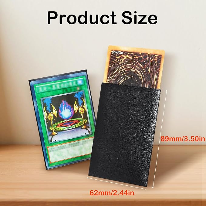 500 Counts Card Sleeves for Trading Cards, FOTEEMO Yugi-oh Card Sleeve Japanese - Image 2