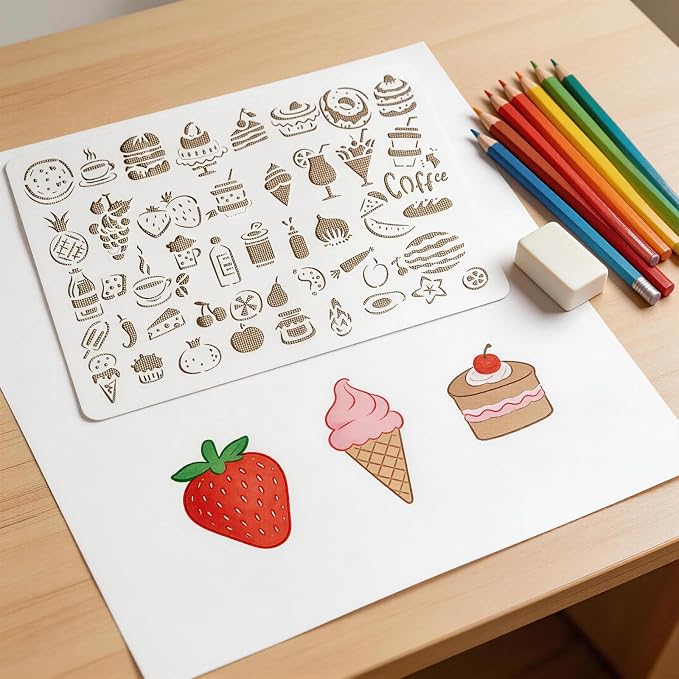 TIAMECH A4 Reusable Fruit Juice Stencil - Image 4
