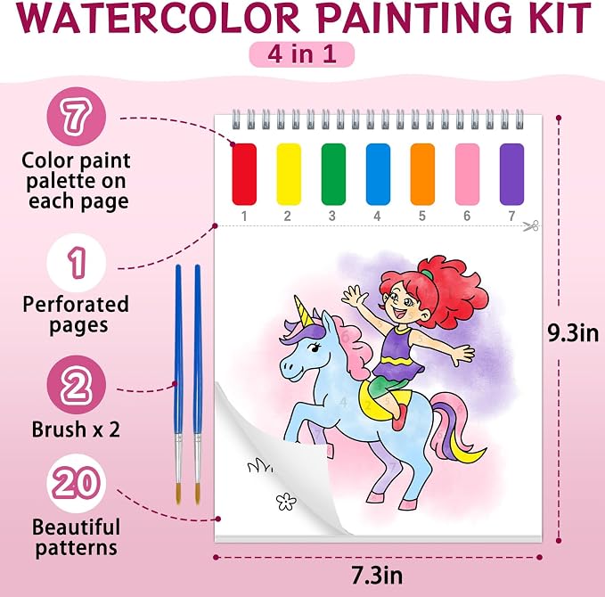 SOCOLER Paint with Water Coloring Books - Image 5
