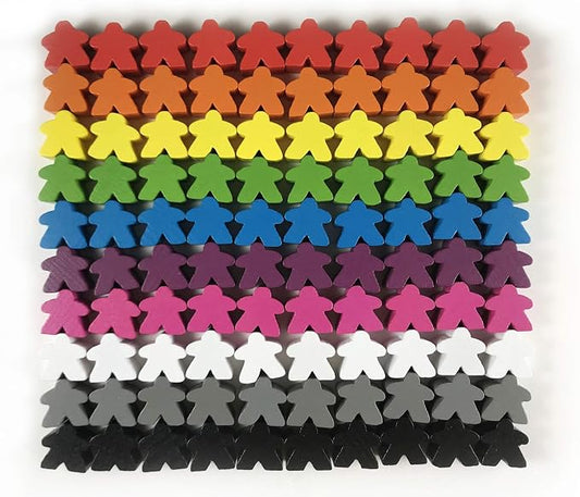 100 Wooden Meeples, prototypes, and custom games by ApostropheGames