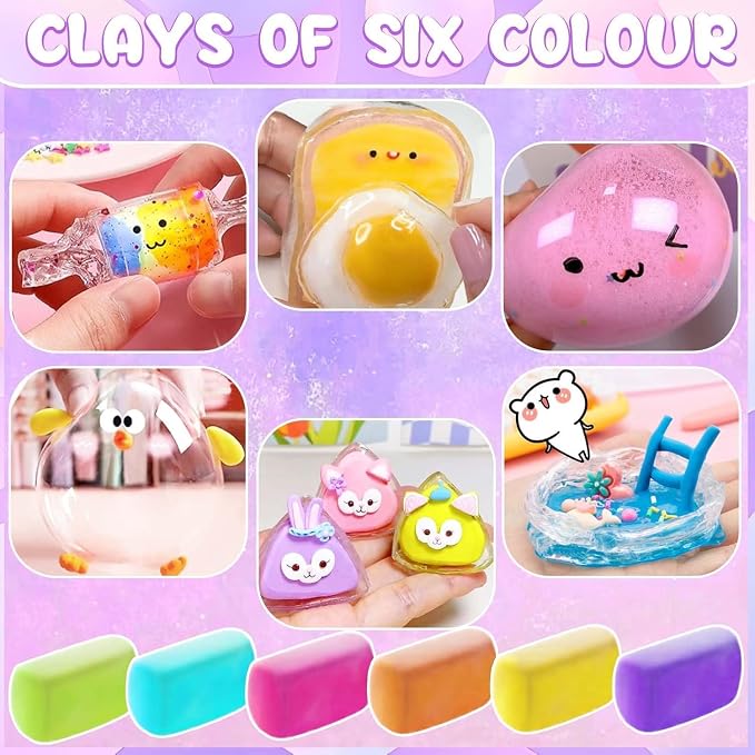 ZiZa Nano Tape Bubble Kit for Kids, DIY Squishy Stress Ball Making Maker Kit - Image 4