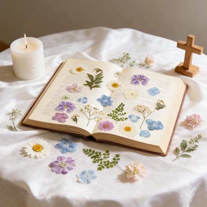 Dried Pressed Flowers Real Pressed Flowers Natural Dry Leaves Bulk Mixed - Image 7
