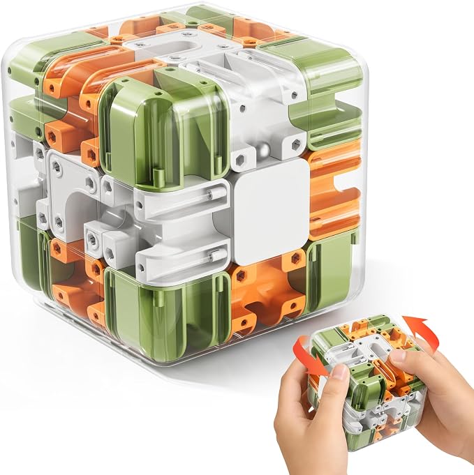3D Cube Puzzle for Kids 5-8 8-12, Color Matched Game, Education Sensory Toys by KIZONLY