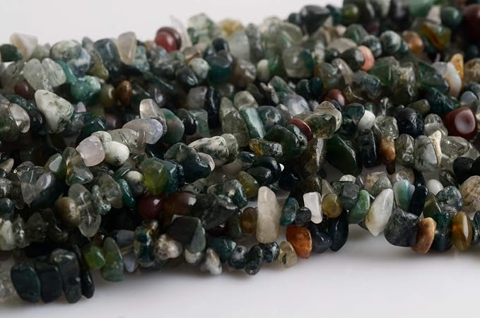 Natural Chip Stone Beads India Agate 5-8mm About 400 Pieces Irregular Gemstones - Image 4