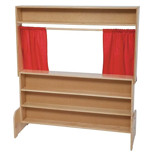 Wood Designs Kids Play Furniture WD21650 Deluxe Puppet Theater - Image 2