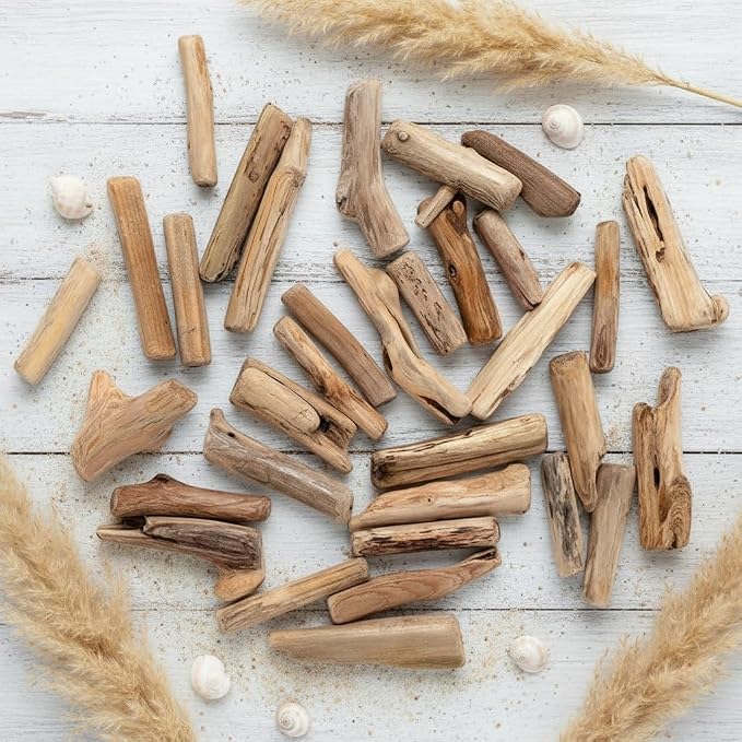 20Pcs Natural Driftwood Pieces - Image 5