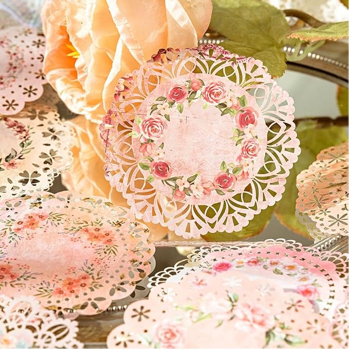 Antique Cutouts Lace Edge Scrapbook Paper, Journaling, Card Making, Junk - Image 8