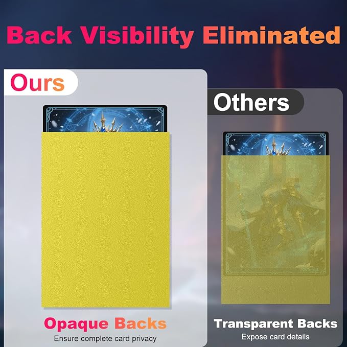 200 Pack Card Sleeves, Matte Dual Trading Card Sleeves - Image 3